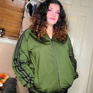 Forest Green Adidas Tracksuit Jacket
